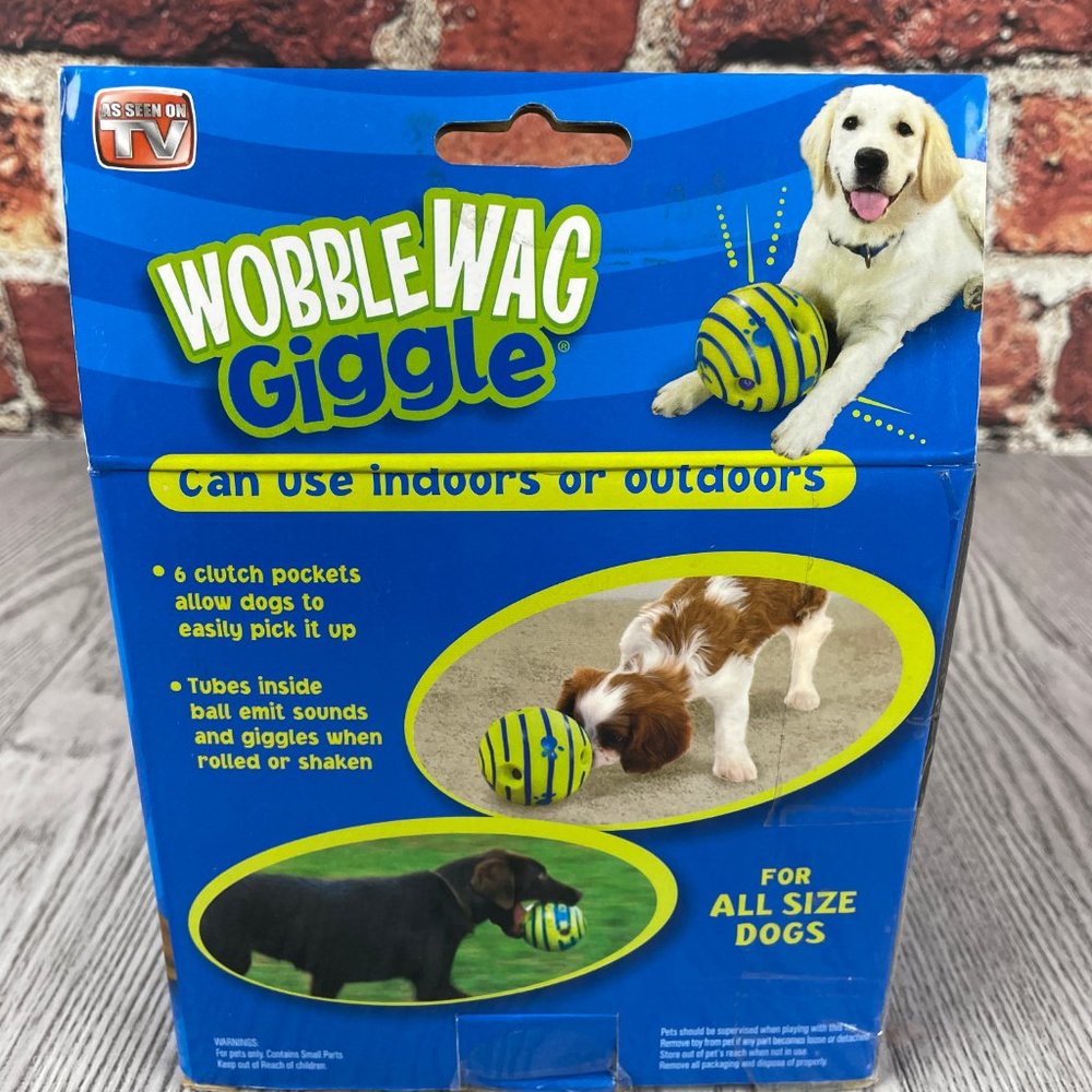 Wobble Wag Giggle Ball, Interactive Dog Toy - Picture 5 of 6